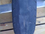 Motorcycle Tire In Need Of Replacement