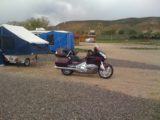 Pop-Up Camper - The Goldwing that towed a camper.
