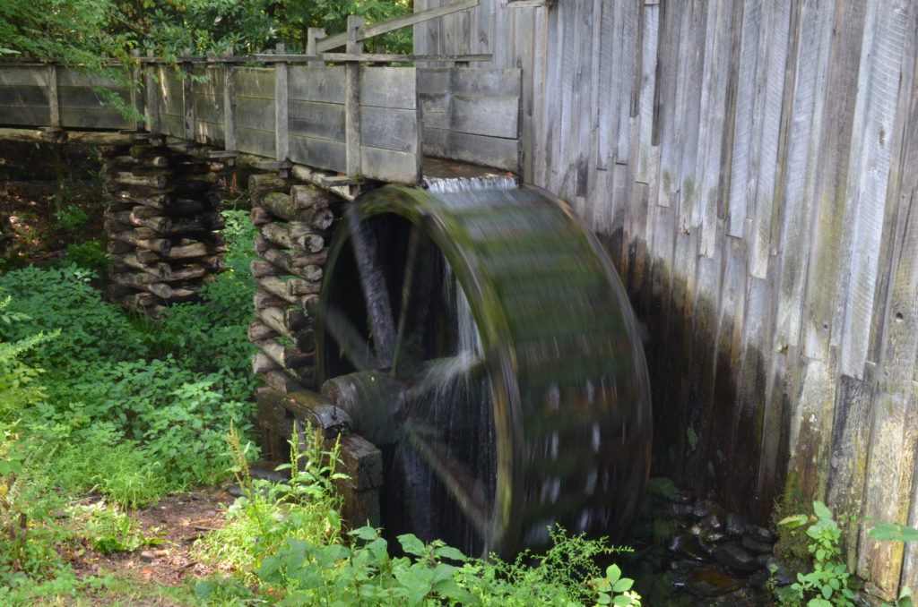 Gristmill wheel at Cades Cove