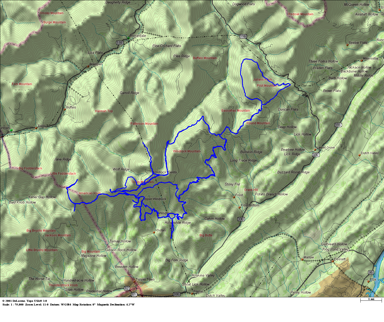 Windrock Park Trail Map Pdf - World Map