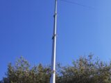 Chameleon Antenna atop the mast