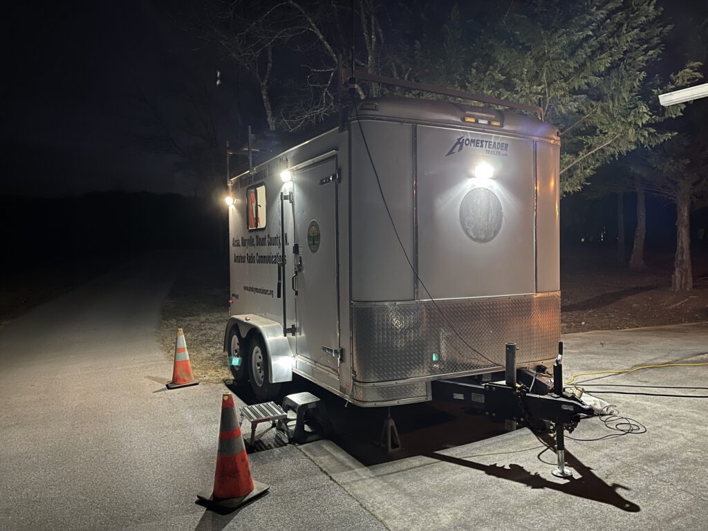 BEARS Trailer at Night