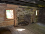 Fireplace in the larger "living" area