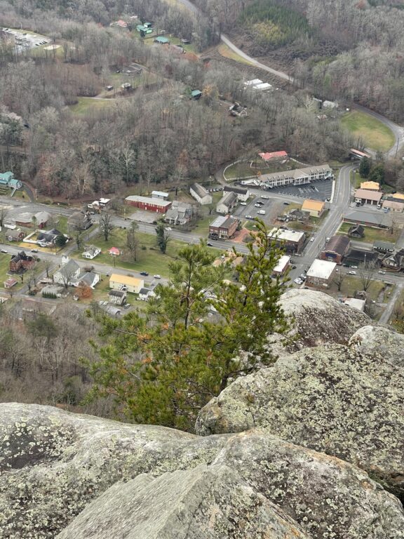 Viewing Cumberland Gap TN from Pinnacle Overlook