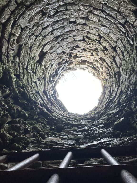 View insde the Iron Furnace