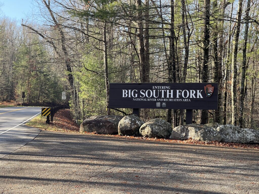 Entering Big South Fork