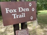 Fox Den Trail sign