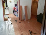 Master Bedroom Flooring - Over 1/2 way done!