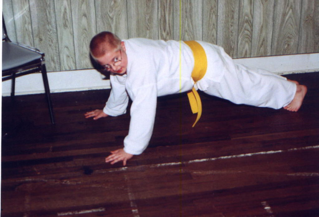 Matthew doing Push-Ups