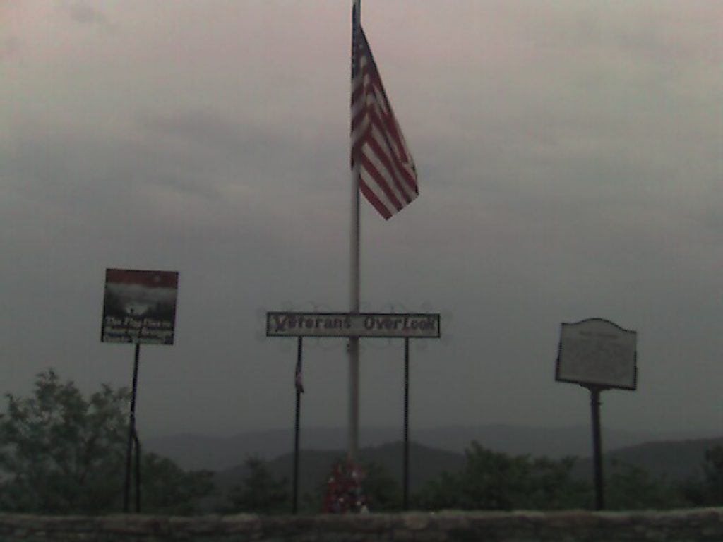 Veterans overlook on Clinch Mtn. 7/03/05