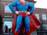 2005-02 St Louis - Fifteen-foot bronze statue of Superman