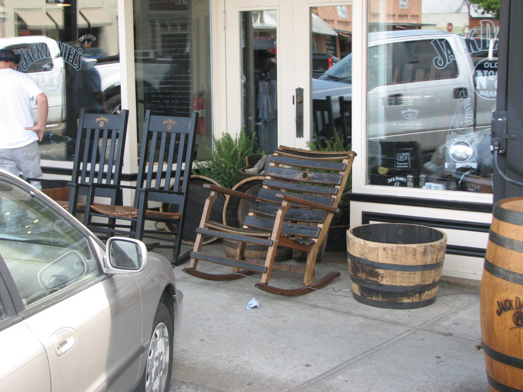 Whisky Barrel Rocking Chair