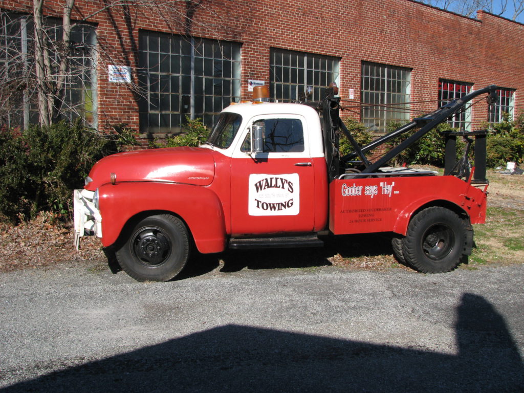 Wally's tow truck