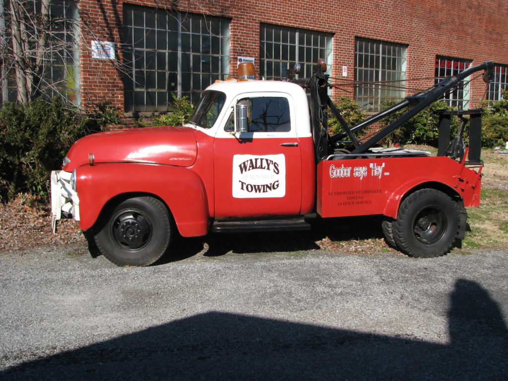 Wally's tow truck