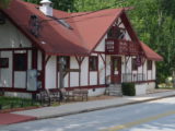 One of many empty businesses in Helen