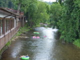 Tubing on the river