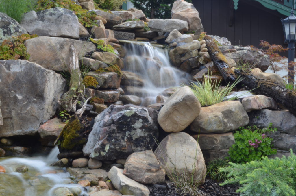 Waterfall in Downtown Helen