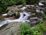 The river along the trail to Anna Ruby Falls