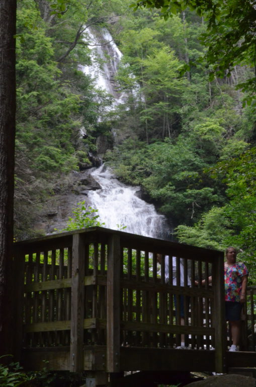 First glimpse of the Falls