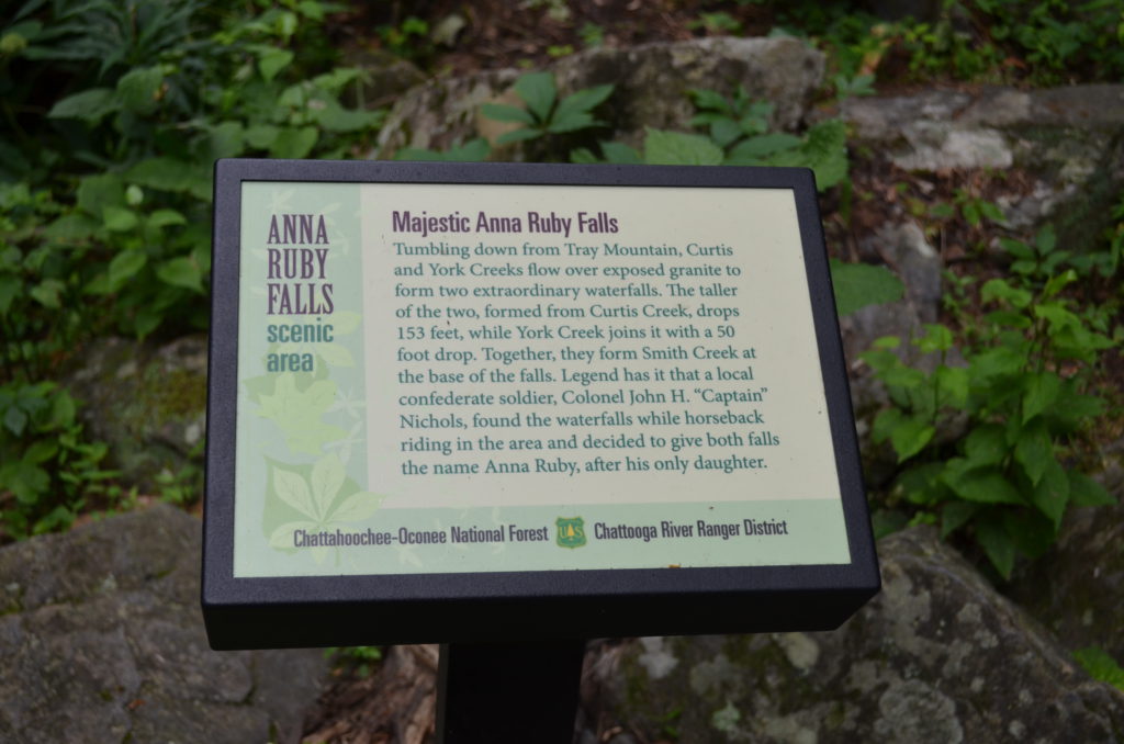 Majestic Anna Ruby Falls Sign