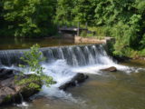 Waterfall over Grist Mill Dam