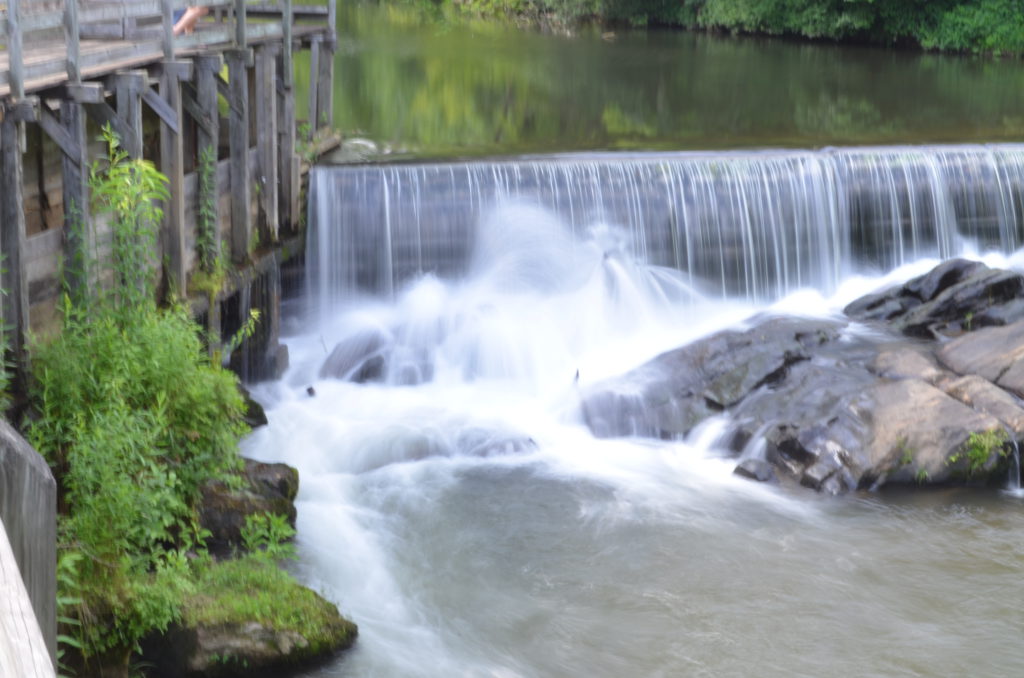 Waterfall over Grist Mill Dam