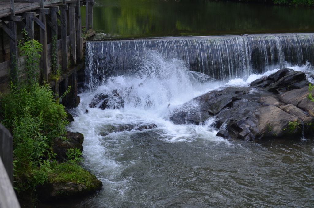 Waterfall over Grist Mill Dam