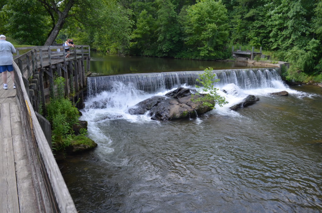 Waterfall over Grist Mill Dam