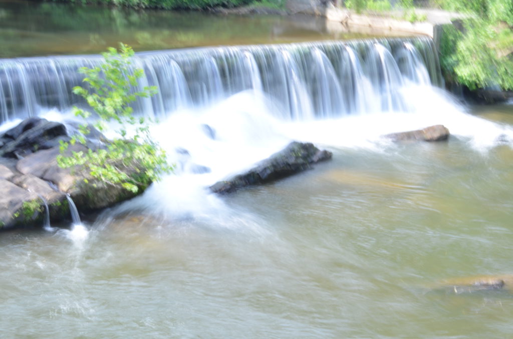 Waterfall over Grist Mill Dam