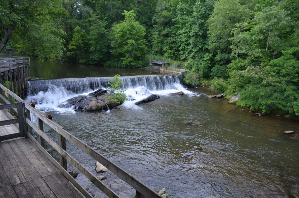 Waterfall over Grist Mill Dam