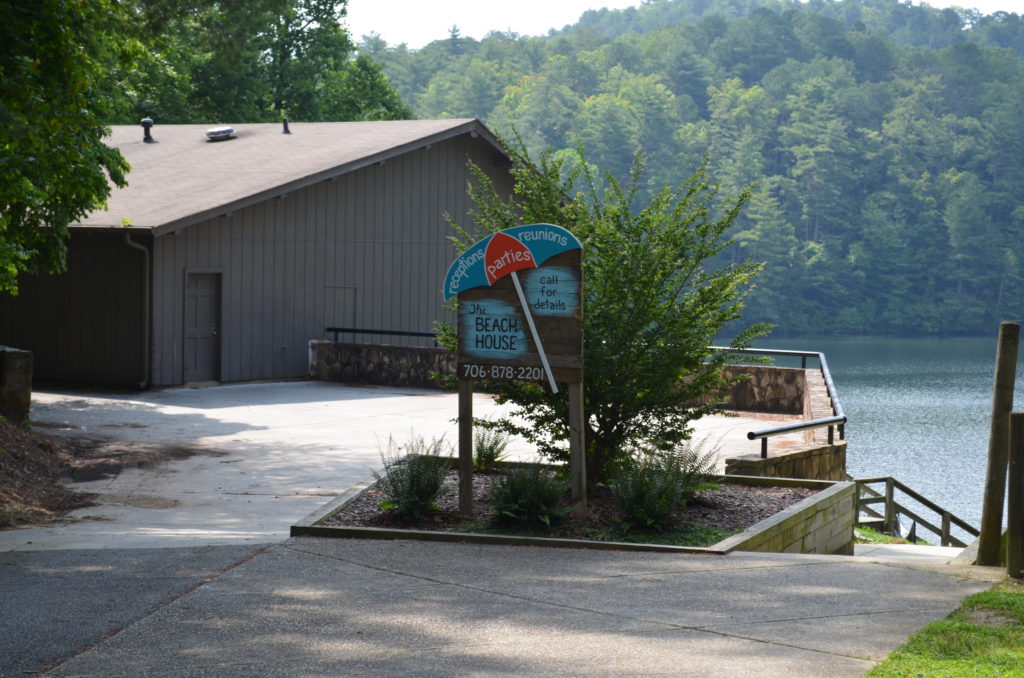 "Beach" at the Unicoi Lake