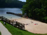 "Beach" at the Unicoi Lake