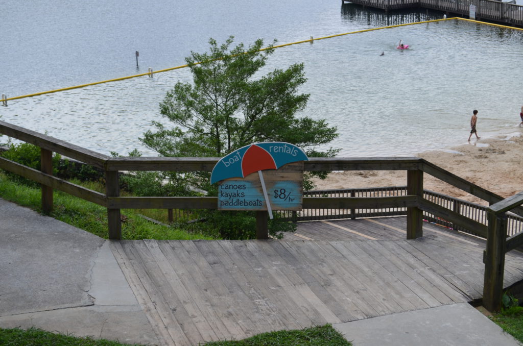 "Beach" at the Unicoi Lake