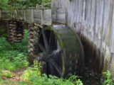 Gristmill wheel at Cades Cove
