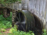 Gristmill wheel at Cades Cove