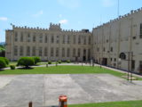 view from the front door of the Gymnasium