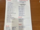 Menu at Foutch's Restaurant