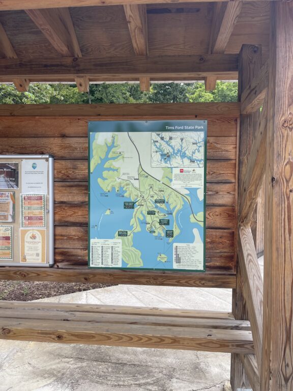 Tims Ford State Park Map