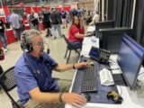 Ken operating W1AW/4 at the Huntsville Hamfest